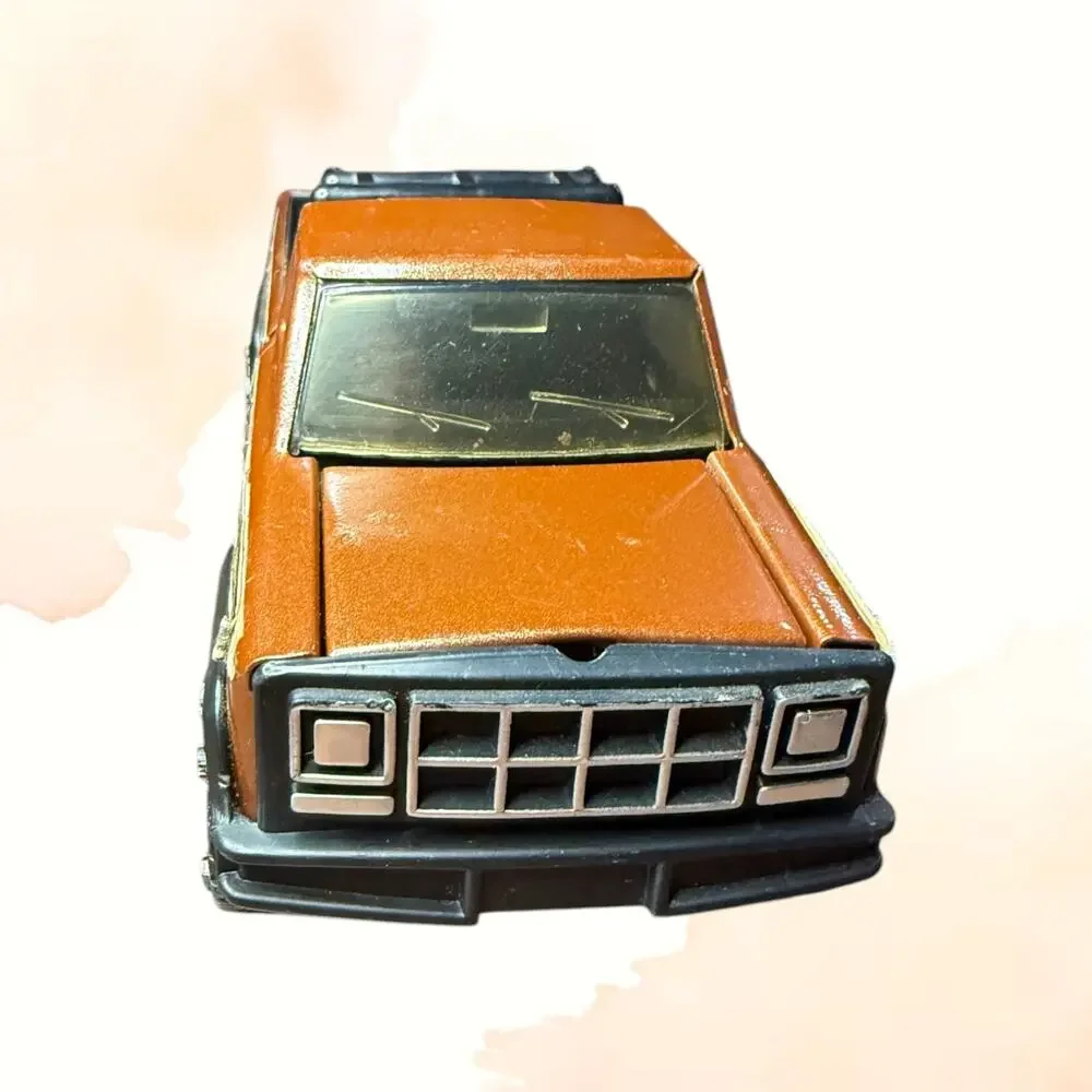 Vintage 1982 Buddy L Stables Brown Pressed Steel Pickup Truck Western Hong Kong